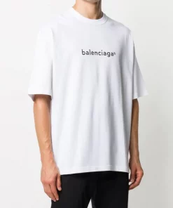 ( Positively Conscious ) Balenciaga T-shirt à Logo Imprimé 9040 WHITE -Vente magasin Balenciaga 15368014 28408455 600