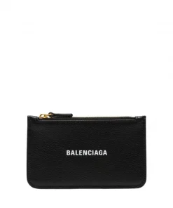 ( Positively Conscious ) Balenciaga Portefeuille Zippé 1090 - Black