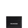 ( Positively Conscious ) Balenciaga 1090 - Black Porte-Cartes Pliant à Logo Imprimé Homme