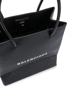 ( Positively Conscious ) Balenciaga 1000 BLACK Sac Cabas Shopping XXS Femme -Vente magasin Balenciaga 15462540 28095922 600