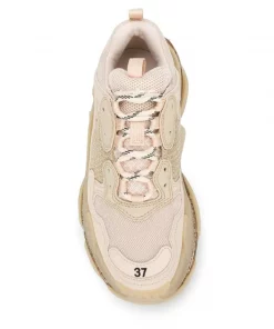 ( Positively Conscious ) Balenciaga 9710 NUDE Baskets Triple S Femme -Vente magasin Balenciaga 15465953 28075995 600