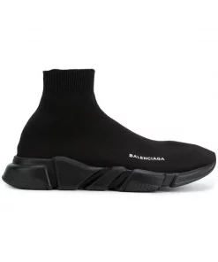 ( Positively Conscious ) Balenciaga 1013 BLACK Baskets Speed Homme