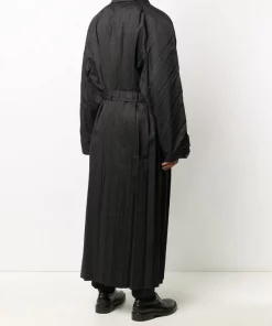 ( Positively Conscious ) Balenciaga Trench Ceinturé Design Plissé Homme -Vente magasin Balenciaga 15561948 28078375 600