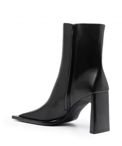 ( Positively Conscious ) Balenciaga 1000 BLACK Bottines à Bout Carré Femme -Vente magasin Balenciaga 15653936 30487423 600