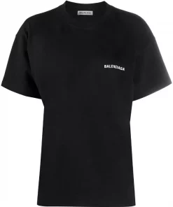 ( Positively Conscious ) Balenciaga T-shirt à Logo Imprimé Femme