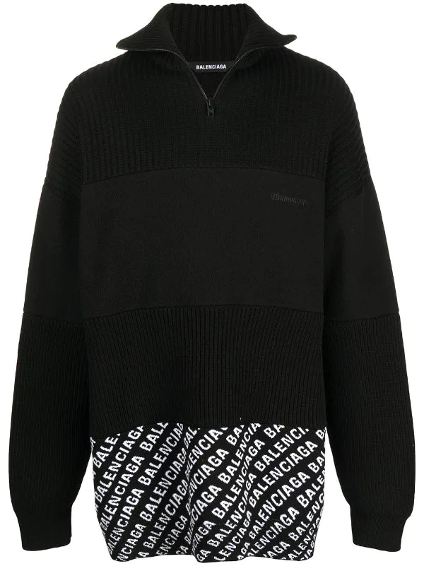 ( Positively Conscious ) Balenciaga 1031 BLACK/BLACK/BLACK Pull à Logo Imprimé Homme 3 ( Positively Conscious ) Balenciaga 1031 BLACK/BLACK/BLACK Pull à Logo Imprimé Homme