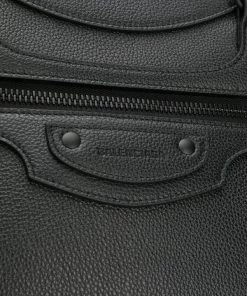 ( Positively Conscious ) Balenciaga 1000 BLACK Sac Top Handle Neo Classic Grand Modèle Femme -Vente magasin Balenciaga 15659848 28657606 600