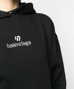 ( Positively Conscious ) Balenciaga Hoodie à Logo Femme -Vente magasin Balenciaga 15659884 29152549 600