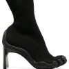 ( Positively Conscious ) Balenciaga 1000 BLACK Bottines Structurées à Talon Aiguille Femme -Vente magasin Balenciaga 15659915 29879612 600