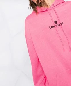 ( Positively Conscious ) Balenciaga Hoodie à Logo Imprimé Femme -Vente magasin Balenciaga 15659923 29864821 600