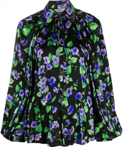 ( Positively Conscious ) Balenciaga Blouse à Fleurs Femme