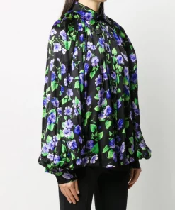 ( Positively Conscious ) Balenciaga Blouse à Fleurs Femme -Vente magasin Balenciaga 15663416 29152572 600