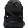 ( Positively Conscious ) Balenciaga Sac à Dos Sport à Bandoulière 1090 BLACK/L WHITE -Vente magasin Balenciaga 15663421 30069087 600
