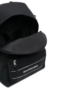 ( Positively Conscious ) Balenciaga Sac à Dos Sport à Bandoulière 1090 BLACK/L WHITE -Vente magasin Balenciaga 15663421 30070035 600