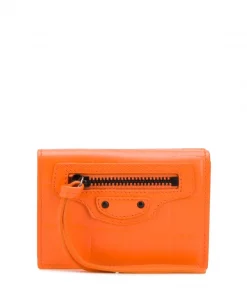 ( Positively Conscious ) Balenciaga Mini Portefeuille Neo Classic 7507 ORANGE