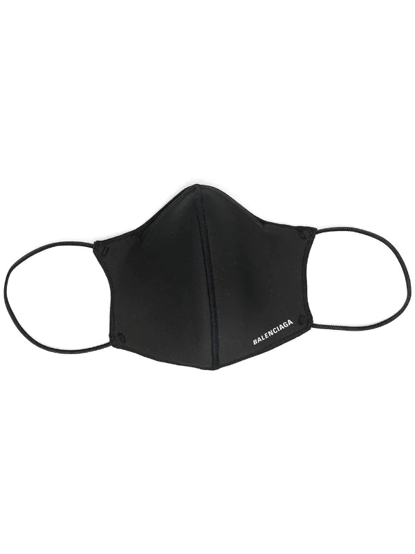 ( Positively Conscious ) Balenciaga 1000 BLACK Masque à Logo Imprimé Femme 3 ( Positively Conscious ) Balenciaga 1000 BLACK Masque à Logo Imprimé Femme