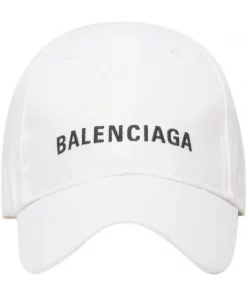 ( Positively Conscious ) Balenciaga Casquette à Logo Brodé 9060 WHITE/BLACK
