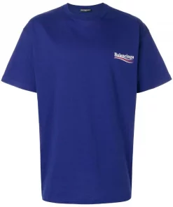( Positively Conscious ) Balenciaga T-shirt Oversize à Logo Imprimé Homme
