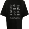 ( Positively Conscious ) Balenciaga 1070 BLACK/WHITE T-shirt Oversize Imprimé Homme 1 ( Positively Conscious ) Balenciaga 1070 BLACK/WHITE T-shirt Oversize Imprimé Homme -Vente magasin Balenciaga 15919280 32182166 600
