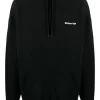 ( Positively Conscious ) Balenciaga Hoodie à Logo Imprimé 1070 BLACK/WHITE