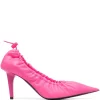 ( Positively Conscious ) Balenciaga Escarpins Scrunch Knife En Cuir 5321 FLUO PINK -Vente magasin Balenciaga 15920564 32179455 600