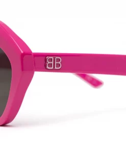 ( Positively Conscious ) Balenciaga Lunettes De Soleil à Monture Ronde 5213 FUCHSIA -Vente magasin Balenciaga 15920575 31940181 600