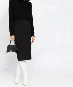 ( Positively Conscious ) Balenciaga Petit Sac à Main Hourglass à Effet Peau De Crocodile 1000 BLACK -Vente magasin Balenciaga 15920706 6a976b70 8388 4129 a9e9 30b320d66b84 600
