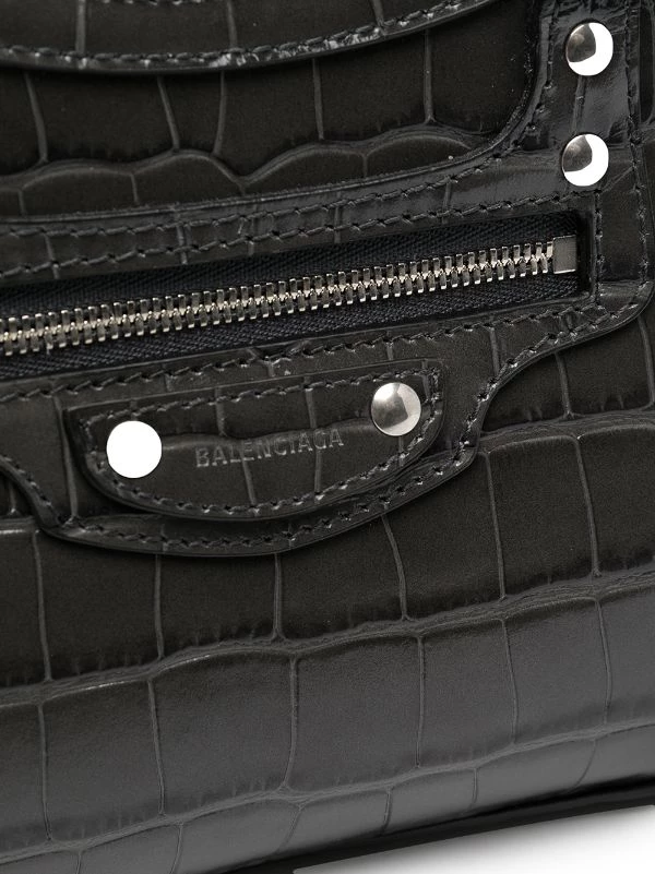 ( Positively Conscious ) Balenciaga Mini Sac à Main Neo Classic 1309 DARK GREY 6 ( Positively Conscious ) Balenciaga Mini Sac à Main Neo Classic 1309 DARK GREY – Image 4