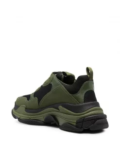 ( Positively Conscious ) Balenciaga Baskets Triple S 1033 BLACK/KAKI -Vente magasin Balenciaga 15920710 30930385 600