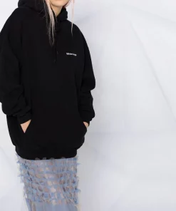 ( Positively Conscious ) Balenciaga Hoodie à Logo Imprimé Femme -Vente magasin Balenciaga 15920722 30305482 600