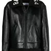 ( Positively Conscious ) Balenciaga Veste Zippée En Peau Lainée 1069 BLACK/BLACK -Vente magasin Balenciaga 15920770 32045163 600