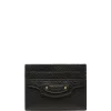 ( Positively Conscious ) Balenciaga 1000 BLACK Porte-cartes à Patch Logo Femme