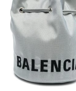 ( Positively Conscious ) Balenciaga Sac Seau Wheel à Logo Imprimé Femme -Vente magasin Balenciaga 15920808 30765892 600