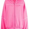 ( Positively Conscious ) Balenciaga Veste Zippée à Logo Brodé Femme -Vente magasin Balenciaga 15920821 32034321 600