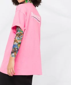 ( Positively Conscious ) Balenciaga T-shirt à Logo Imprimé 5713 BUBBLE GUM /WHITE 10 ( Positively Conscious ) Balenciaga T-shirt à Logo Imprimé 5713 BUBBLE GUM /WHITE -Vente magasin Balenciaga 15921020 763f7ad5 932f 48fe 9146 3f5b183dcead 600