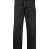 ( Positively Conscious ) Balenciaga Jean à Logo Imprimé 1052 STONEWASH BLACK