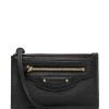 ( Positively Conscious ) Balenciaga 1000 BLACK Porte-cartes Neo Classic Femme