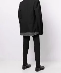 ( Positively Conscious ) Balenciaga Blazer Oversize Superposé 1030 BLACK/DIR DARK BLUE 10 ( Positively Conscious ) Balenciaga Blazer Oversize Superposé 1030 BLACK/DIR DARK BLUE -Vente magasin Balenciaga 15921094 33656698 600