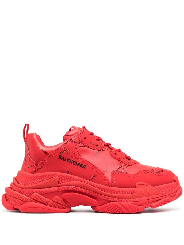 ( Positively Conscious ) Balenciaga 6010 RED/BLACK Baskets Triple S Homme 3 ( Positively Conscious ) Balenciaga 6010 RED/BLACK Baskets Triple S Homme
