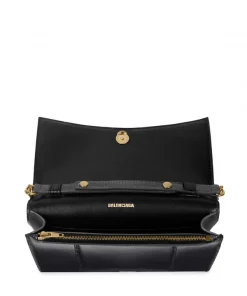 ( Positively Conscious ) Balenciaga BLACK Portefeuille Hourglass à Bride En Chaîne Femme 12 ( Positively Conscious ) Balenciaga BLACK Portefeuille Hourglass à Bride En Chaîne Femme -Vente magasin Balenciaga 16113734 32906824 600