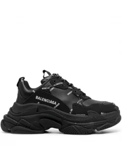 ( Positively Conscious ) Balenciaga Baskets Triple S 1090 BLACK/WHITE