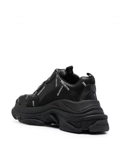 ( Positively Conscious ) Balenciaga Baskets Triple S 1090 BLACK/WHITE -Vente magasin Balenciaga 16113740 31965670 600