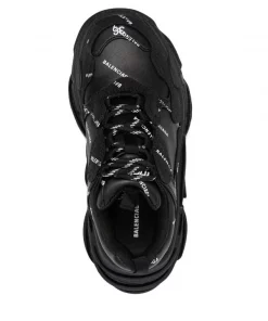 ( Positively Conscious ) Balenciaga Baskets Triple S 1090 BLACK/WHITE -Vente magasin Balenciaga 16113740 31968124 600