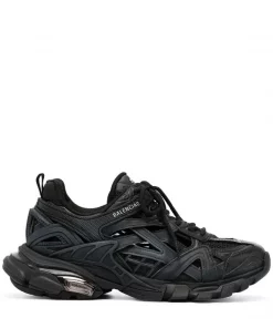 ( Positively Conscious ) Balenciaga 1000 BLACK Baskets Track.2 Femme