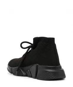 ( Positively Conscious ) Balenciaga 1013 BLACK Baskets Speed à Lacets Femme -Vente magasin Balenciaga 16113744 31705376 600