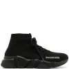 ( Positively Conscious ) Balenciaga 1013 BLACK Baskets Speed à Lacets Femme -Vente magasin Balenciaga 16113744 31707046 600
