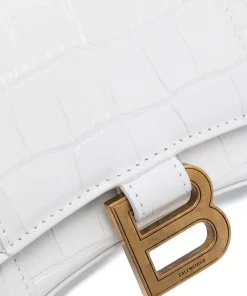 ( Positively Conscious ) Balenciaga Portefeuille Hourglass à Effet Peau De Crocodile Femme -Vente magasin Balenciaga 16114697 32250639 600