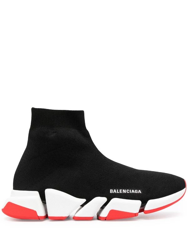 ( Positively Conscious ) Balenciaga Baskets Speed 2.0 1960 BLACK/WHITE/NEWRED 3 ( Positively Conscious ) Balenciaga Baskets Speed 2.0 1960 BLACK/WHITE/NEWRED