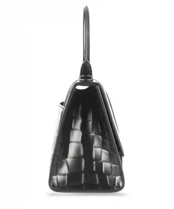 ( Positively Conscious ) Balenciaga 1000 BLACK Petit Sac à Main Hourglass Femme -Vente magasin Balenciaga 16192951 32594254 600