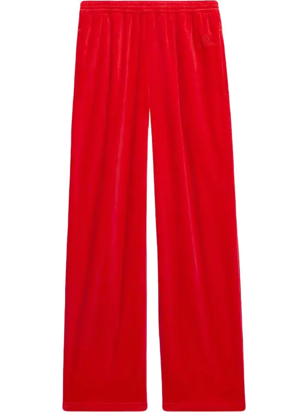 ( Positively Conscious ) Balenciaga Pantalon De Jogging Ample En Velours 6131 TANGO RED 3 ( Positively Conscious ) Balenciaga Pantalon De Jogging Ample En Velours 6131 TANGO RED